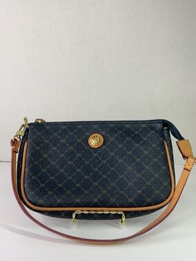 Rioni Signature Navy Blue shoulder handbag.